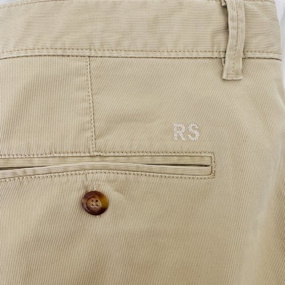 REYN SPOONER  38X30 TWILL TAN PANTS  Straight Flat Front - Picture 9 of 14